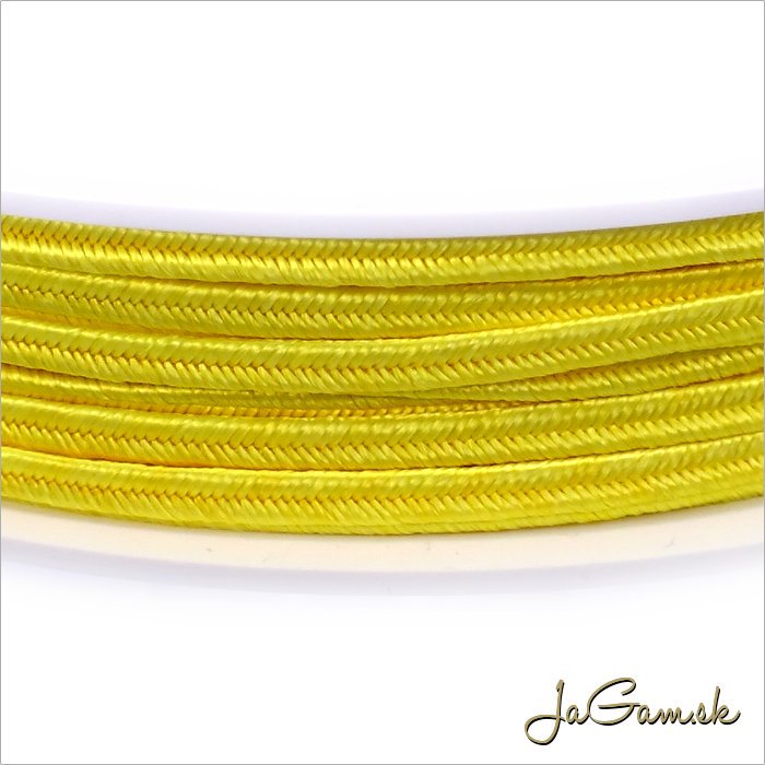 Sutaška 3 mm žltá - 1 m (S2332)